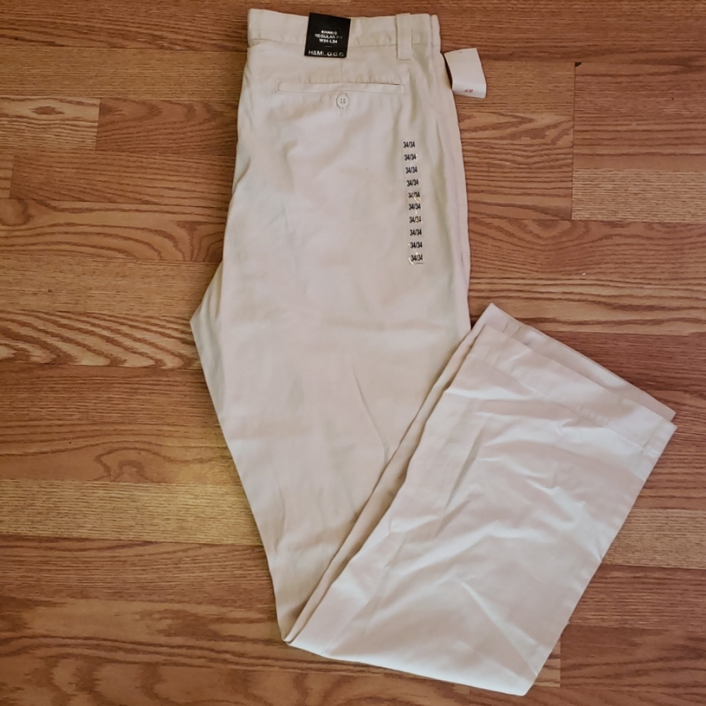Men's Regular Fit Khakis